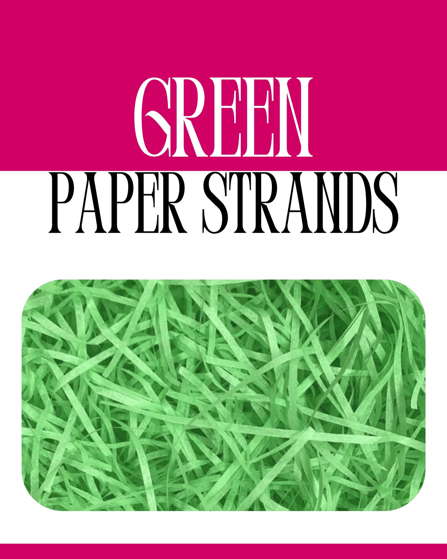 Green Paper Strands (Shredded Paper)20g