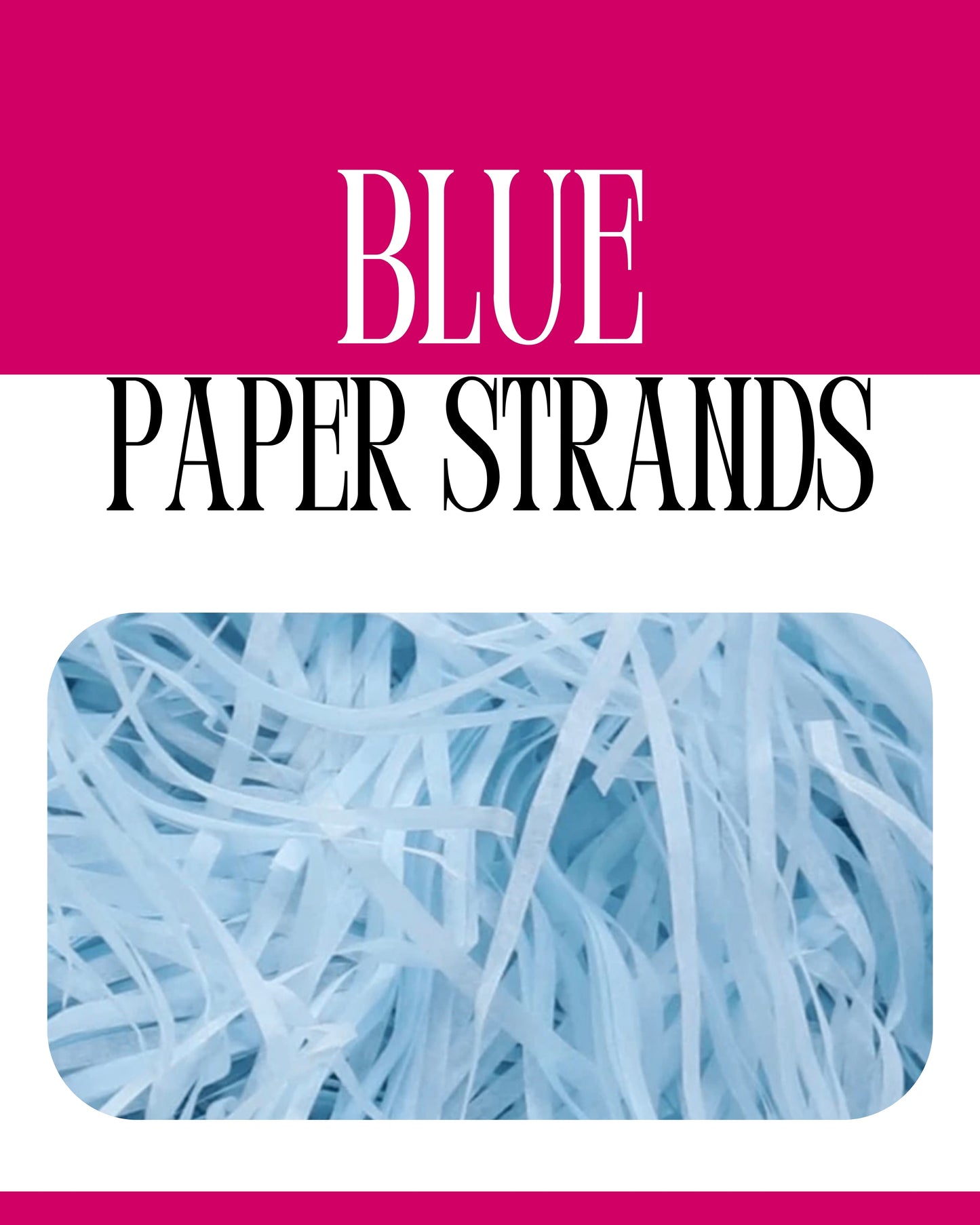 Blue Paper Strands (Shredded Paper)20g