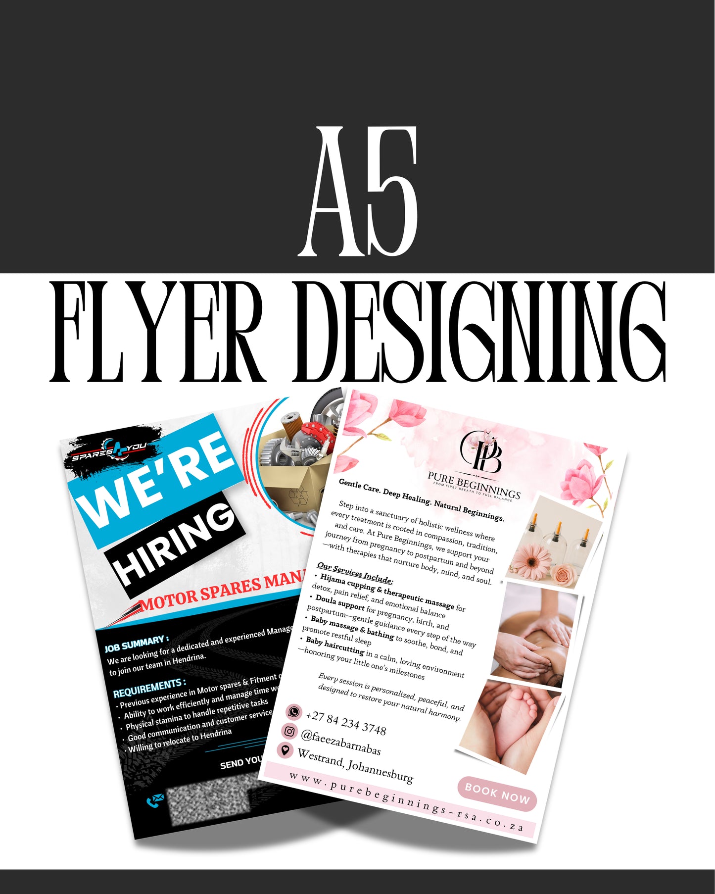 A5 Flyer Designing