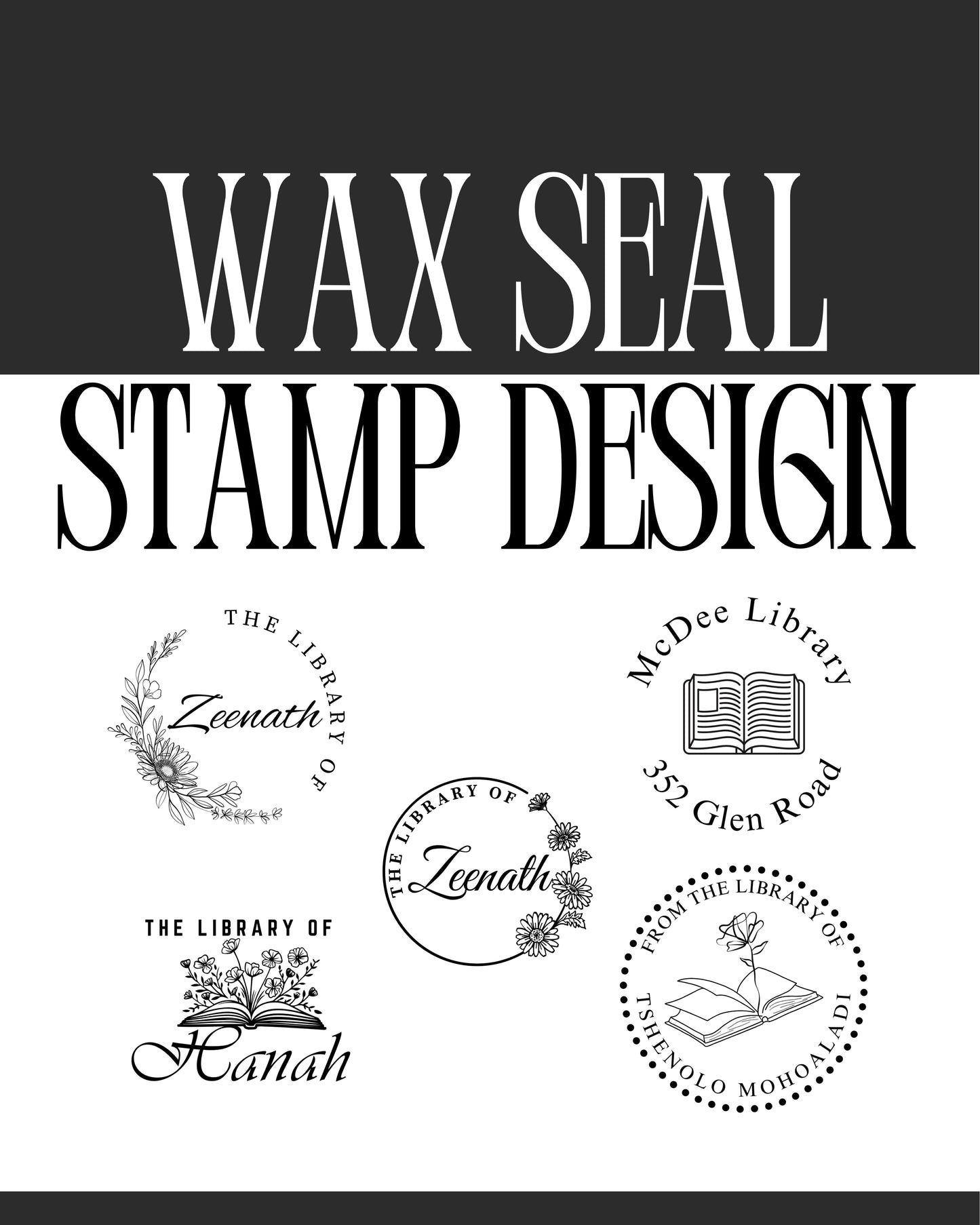 Wax Seal Stamp Designs