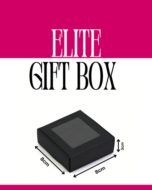 Elite Window Gift Box (8 x 8 x 3 cm)