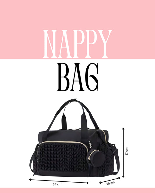 Baby Nappy Bag (Black)