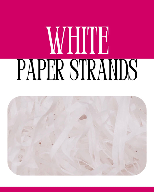 White Paper Strands (Shredded Paper) 20g