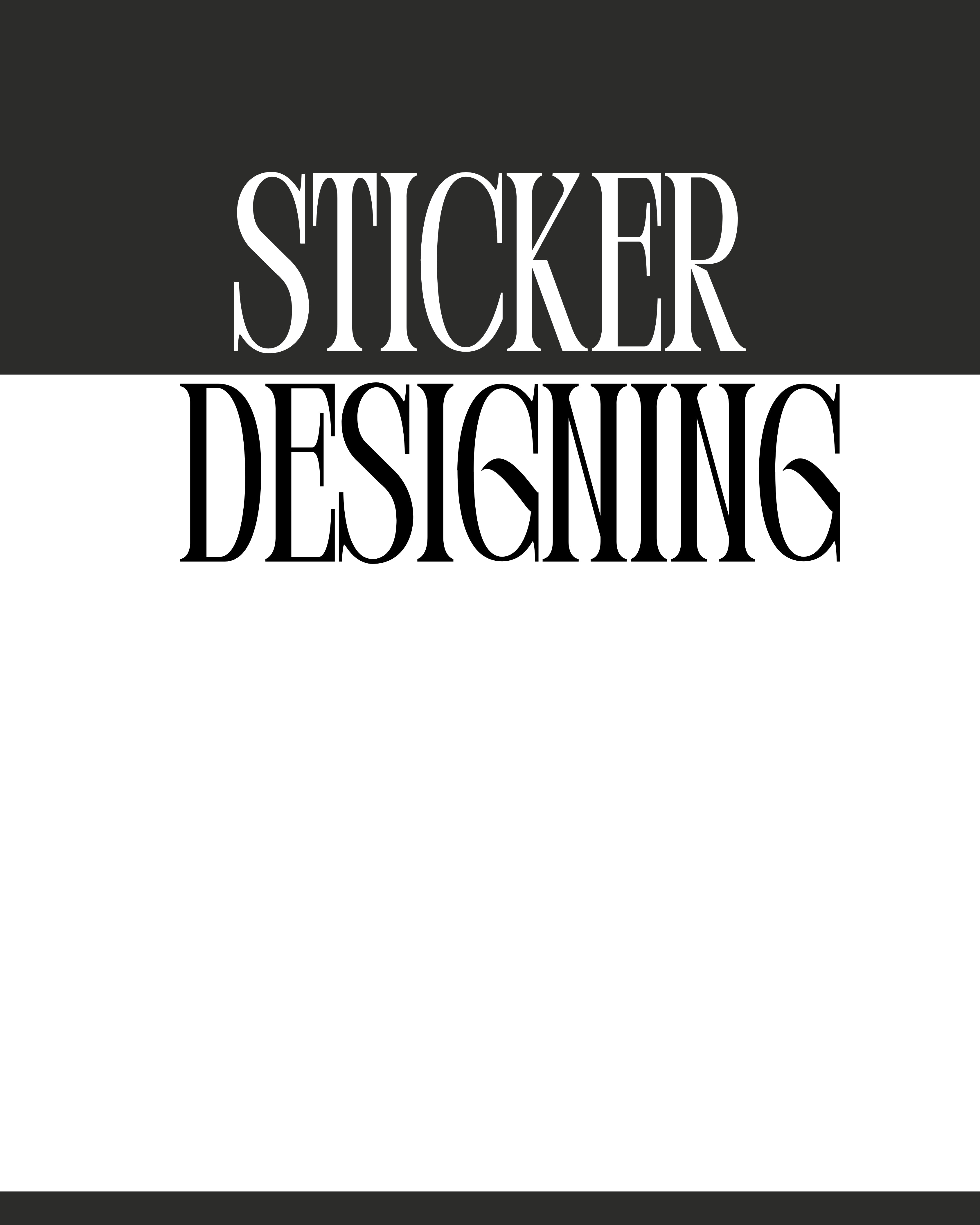 Sticker Designing – Branding Studio ZA
