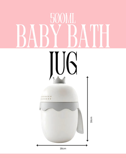 White Baby Bath Jug (500m)