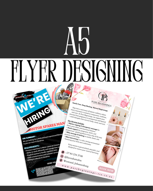 A5 Flyer Designing