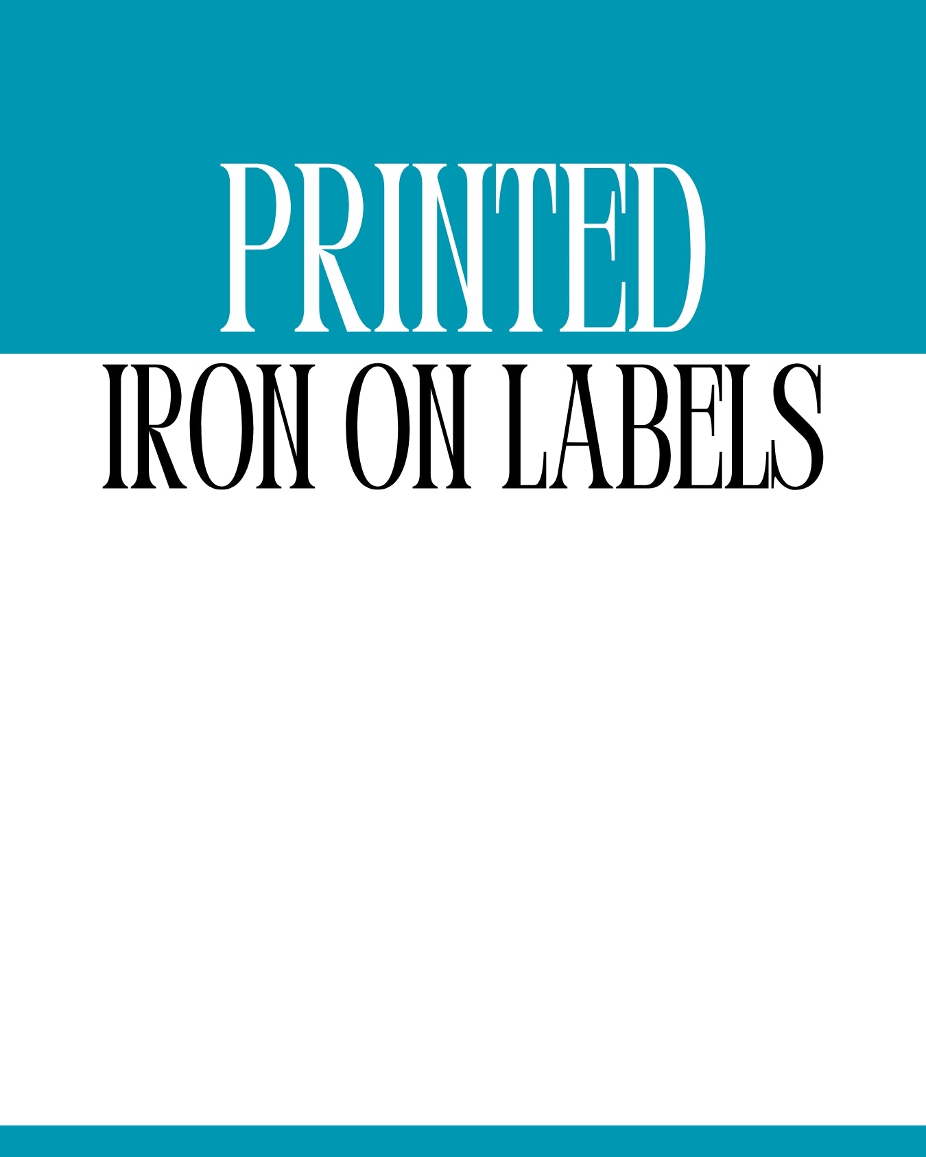 Iron-on Labels