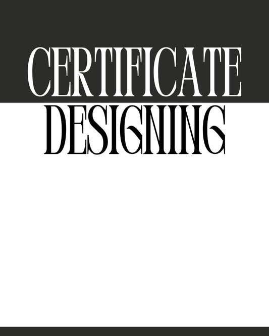 Certificate Designing